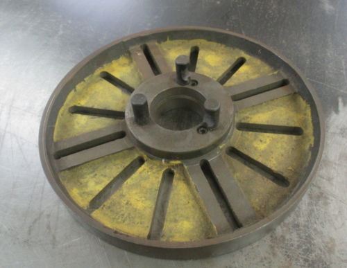 12" slotted lathe face plate with d1-4 back - Image 4