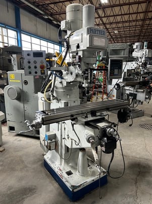 Milltronics #VMM3612, vertical mill, 9" x49" T-slotted table, 3 HP, electronic speed Control, 2005 - Image 1