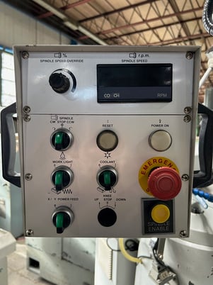 Milltronics #VMM3612, vertical mill, 9" x49" T-slotted table, 3 HP, electronic speed Control, 2005 - Image 7