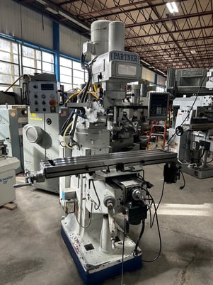 Milltronics #VMM3612, vertical mill, 9" x49" T-slotted table, 3 HP, electronic speed Control, 2005 - Image 9