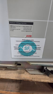 2000 Amps, ABB, SF6, Earthing truck, Surplus, top or bottom cubicle use, Qty 4 - Image 4