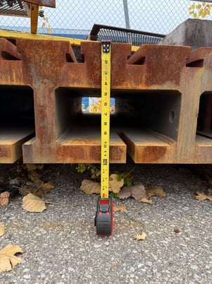 122" width x 61" L x 12" H T-Slotted Riser Plate - Image 3