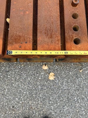 122" width x 61" L x 12" H T-Slotted Riser Plate - Image 6