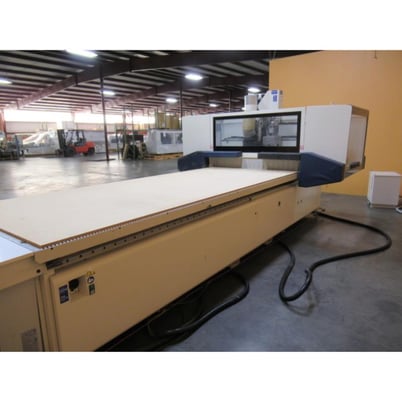 Morbidelli #N-100, flat table machine, 5' x12'tbl., 166.54" X, 78.15" Y, 9.84" Z, 24k RPM, 14 ATC, boring - Image 5
