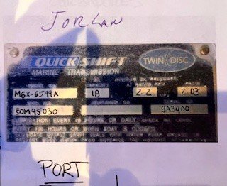 1825 HP @ 2300 RPM Caterpillar #C32, Marine Diesel Engine Package w/Twin Disc MGX-6599A Marine Gears, 2.03:1 - Image 2