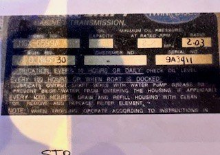 1825 HP @ 2300 RPM Caterpillar #C32, Marine Diesel Engine Package w/Twin Disc MGX-6599A Marine Gears, 2.03:1 - Image 4