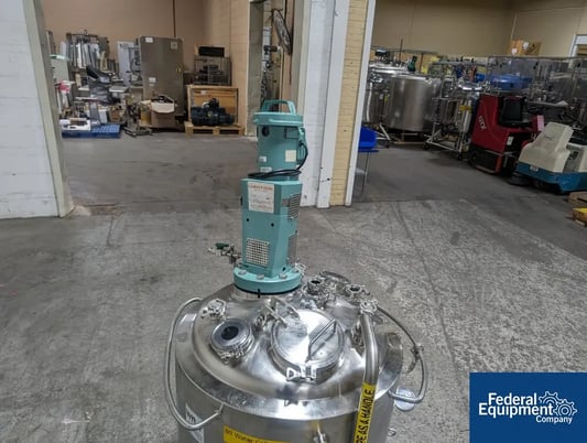 53 gallon Precision, Reactor, 316 Stainless Steel, 28" diameter x 29" straight side, dish top & bottom, 45 - Image 6