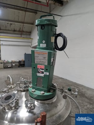 53 gallon Precision, Reactor, 316 Stainless Steel, 28" diameter x 17" straight side, dish top & bottom, 45 - Image 8