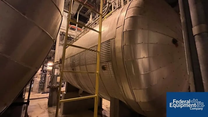 5000 gallon Industrial Alloy, Horizontal Receiver Tank, 304L Stainless Steel, 8' diameter x 14' straight - Image 5