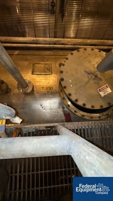 5000 gallon Industrial Alloy, Horizontal Receiver Tank, 304L Stainless Steel, 8' diameter x 14' straight - Image 6