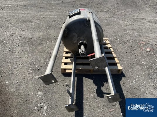 70 gallon Cedarapids-Pafco Recevier Tank, 316L Stainless Steel, 30" diameter x 21" straight side, dish top & - Image 5