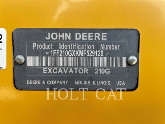 Deere &Co 210GLC, Crawler Excavator, 310 hours, S/N: 529120, 2021 - Image 6