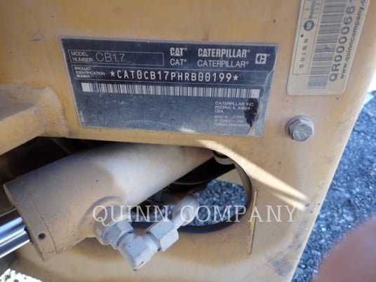 Caterpillar CB1.7, Twin Drum Roller, 1904 hours, S/N: HRB00199, 2019 - Image 6