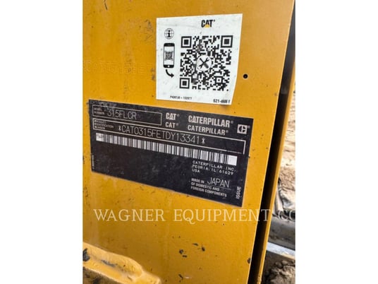 Caterpillar 315FL, Crawler Excavator, 4169 hours, S/N: TDY13341, 2019 - Image 6