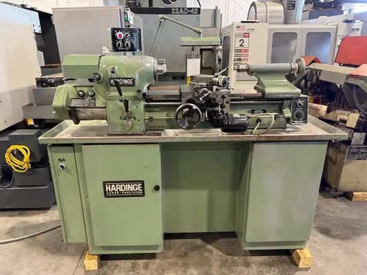 11" x 18" Hardinge #HLV-EM, super precision tool tool lathe, inch/metric, 1981 - Image 2