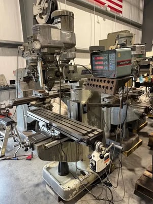 Bridgeport #Series-1, vertical mill, 9" x48"tbl., 2 HP, 32.5"X, 12" Y, 16" Z, 60-4200 RPM, R-8, AcuRite - Image 4