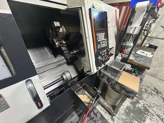 Mazak #QTN-200MS, CNC lathe, Mazatrol 640T Nexus Control, 26.4" swing, 21.2" centers, 8" chuck, 2.5" bar, 2005 - Image 3