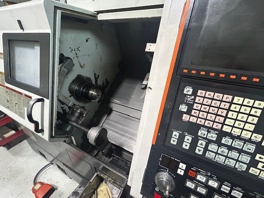 Mazak #QTN-200MS, CNC lathe, Mazatrol 640T Nexus Control, 26.4" swing, 21.2" centers, 8" chuck, 2.5" bar, 2005 - Image 4