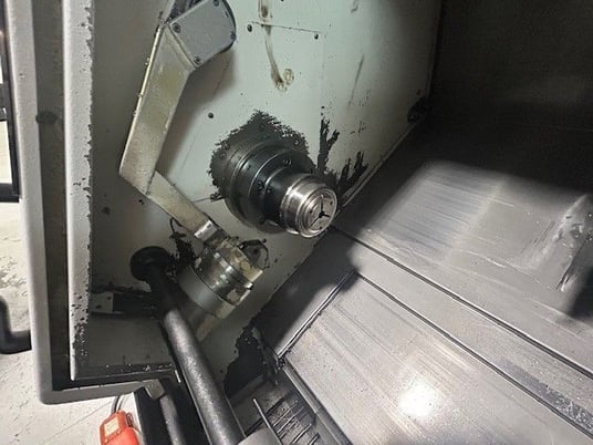 Mazak #QTN-200MS, CNC lathe, Mazatrol 640T Nexus Control, 26.4" swing, 21.2" centers, 8" chuck, 2.5" bar, 2005 - Image 5