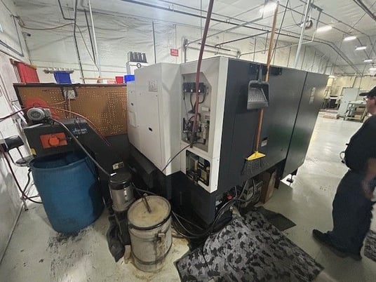 Mazak #QTN-200MS, CNC lathe, Mazatrol 640T Nexus Control, 26.4" swing, 21.2" centers, 8" chuck, 2.5" bar, 2005 - Image 7