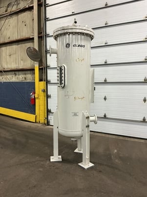 General Electric #GLEGG, 1090 liter plastic lined steel tank, 30" OD, 78" straight wall, 150 psi - Image 5