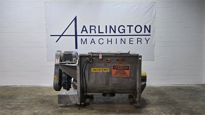 40 cu.ft. Scott Equipment, Stainless Steel Ribbon Blender, 19.6 amps, 15 HP, 1760 RPM, 460 V. - Image 1