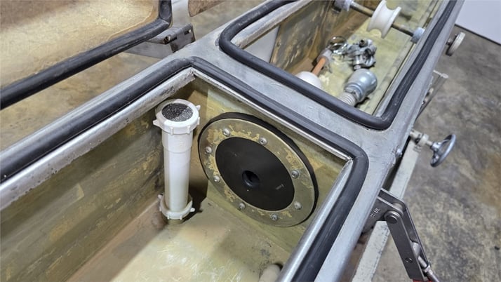 Conair #DPC105C143, Vacuum Sizing Tank, 12" x 12" Cross Section, 14' Tank, 2 HP Vacuum pumps, 4" x 14" Heat - Image 4