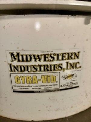 72" Midwestern #MR60C60-72-RAS, Gyra-Vib Classifier, 2 Decks, 2.5 HP, 7.6 amps, 230/460 V. - Image 4