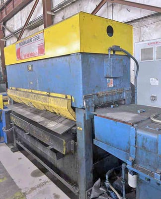 72" x .135" Herr Voss, 5-HI precision leveler, 35000 psi yield, 19 work rolls, 250 HP, 1750 RPM, 400 FPM, 500 - Image 2