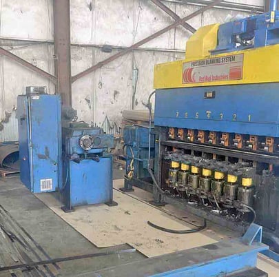 72" x .135" Herr Voss, 5-HI precision leveler, 35000 psi yield, 19 work rolls, 250 HP, 1750 RPM, 400 FPM, 500 - Image 5