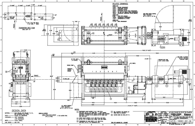 72" x .135" Herr Voss, 5-HI precision leveler, 35000 psi yield, 19 work rolls, 250 HP, 1750 RPM, 400 FPM, 500 - Image 7