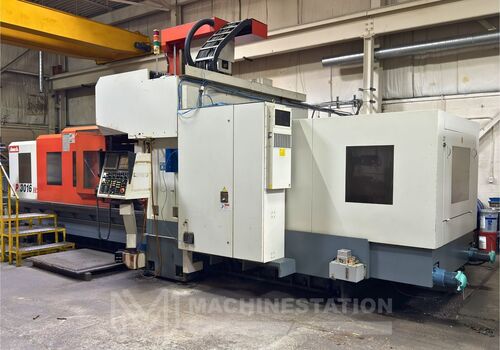 Awea #SP-3016HSS, High Speed Bridge Type CNC Machining Center, 120.5" X Travel, 63" Y Travel, 30" Z, 35 HP - Image 4