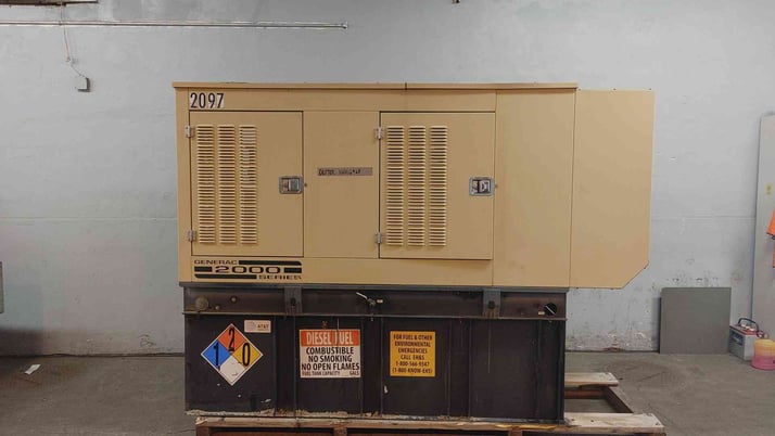 35 KW Generac #99A08562-S, Diesel Generator, Daewoo engine, 1PH, 120/240 Volts, 1500 Hrs - Image 1