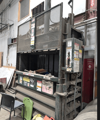 Marathon #V-7230 HD downstroke baler, 72" W x 30" D x 48" H bale, 72" W x 25" H feed opening, 10 HP - Image 2