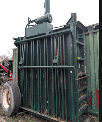 Marathon #V-7230 HD downstroke baler, 72" W x 30" D x 48" H bale, 72" W x 25" H feed opening, 10 HP - Image 3