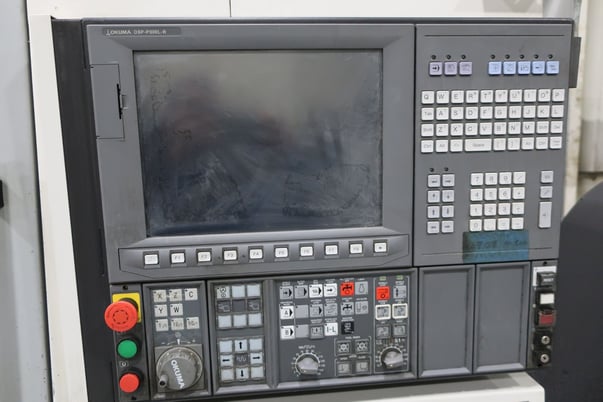 Okuma #Genos-L400, 2-Axis CNC turning center lathe, OSP-P300L-R, 20.4" swing, 19.6" centers, 10" chuck, 3.1" - Image 2