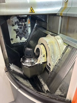 Mikron #HSM-400U-LP, CNC vertical machining center, 40 automatic tool changer, 15.7" X, 9.4" Y, 13.7" Z - Image 3