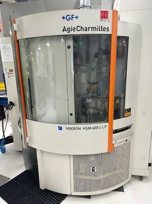 Mikron #HSM-400U-LP, CNC vertical machining center, 40 automatic tool changer, 15.7" X, 9.4" Y, 13.7" Z - Image 4