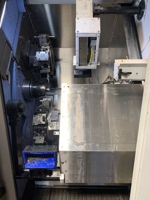 Daewoo Doosan #Puma-TT1300SYY, CNC lathe, 6.8" swing, 1.8" bar, 6.89" dia., 5" lgth, Edge Rebel-VS65LE - Image 4