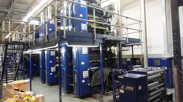 DGM #440, Web Offset Press System, 22.75" cutoff, 36" web, 3x tower, 2x folders, 2001 - Image 1