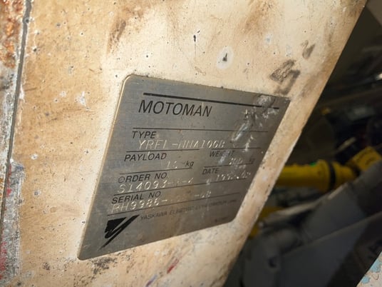 Yaskawa, Motoman YRFL-NNA10GB, articulated robot, 10kg, 1992 (2 available) - Image 5