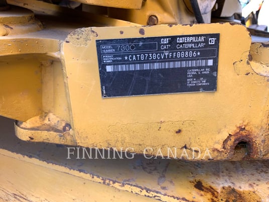 Caterpillar 730C, Articulated Truck, 11185 hours, S/N: TFF00806, 2015 - Image 5