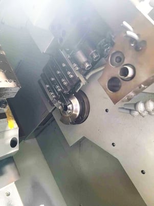 Citizen #L32-VII 6M7, Swiss type CNC lathe, 6-Axis, 1.2598"spindle hole diameter, 5 HP, 8000 RPM, 2006 - Image 6