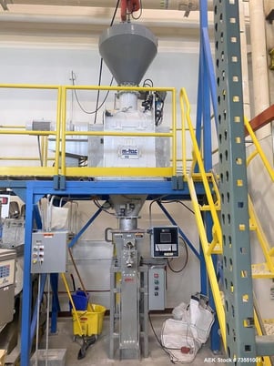 Chantland #4190MR11V, Auger Valve Bagger, w/ Integrated Batch Paddle Mixer, Stainless Steel Contact Parts, 6 - Image 1