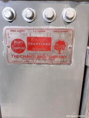 Chantland #4190MR11V, Auger Valve Bagger, w/ Integrated Batch Paddle Mixer, Stainless Steel Contact Parts, 6 - Image 10