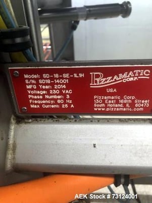 Pizzamatic ValuTop #SD-18-SE-1L1H, Pizza Topping Applicator, single lane, 230 VAC, Stainless Steel, 25 PPM - Image 8