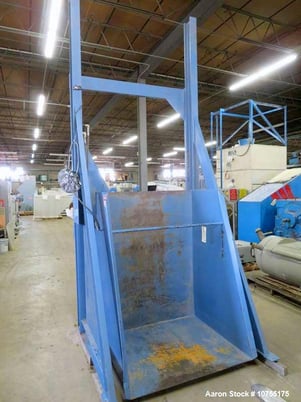 Ensign #39-3000, Box Dumper, 2500 lb. capacity, 138" Dump Height, 48" Bucket, Hydraulic Pump, 2 HP, 460 V. - Image 1