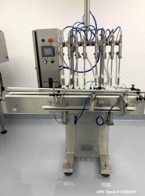 Acasi, AutoFilling Line, 8-Piston Filler, Capper, Labeler, Rinser, & Accumulation Table - Image 3
