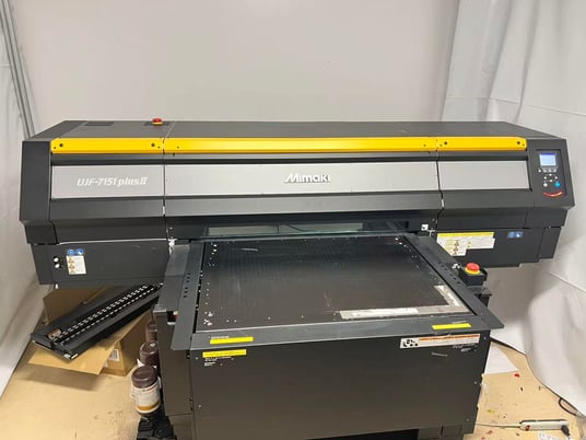 Mimaki #UJF-7151-Plus-II, Flatbed UV Printer, Ionizer, Kebab MK-II Rotary, 2023 - Image 6