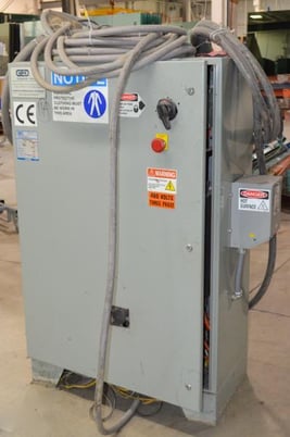 53" wide x 99" long, GED #MHMO355013S624T00000, Heated Roller Press, 6" x 88" rolls, 480 V., 2008 - Image 5
